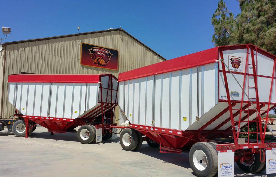 Straight Hopper Trailers Premier Trailer Mfg. Inc. Visalia, CA